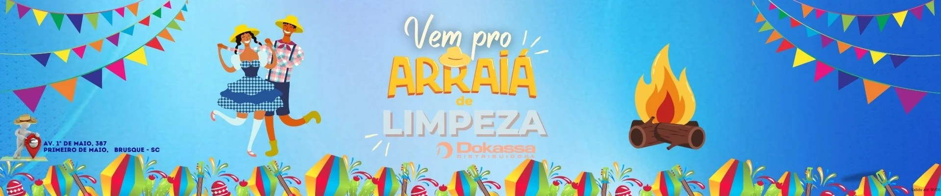 Arraiá de limpeza